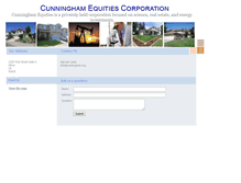 Tablet Screenshot of cunningham.org